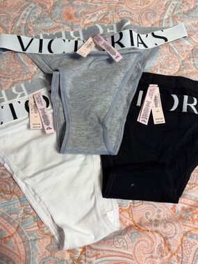 Bundle of Victoria's Secret Women’s Cotton Bikini Briefs